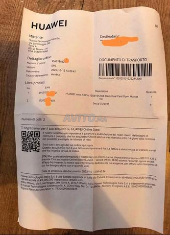 Huawei Nova 13 pro - 12Go RAM / 512 - Toujours neuf