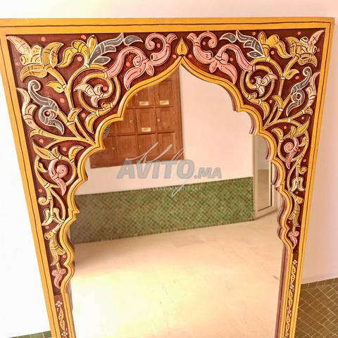 Cadre de miroir Sculpté avec Zwa9 - 2