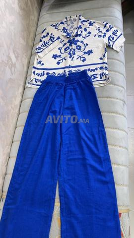 Ensemble femme en lin, taille L - 2