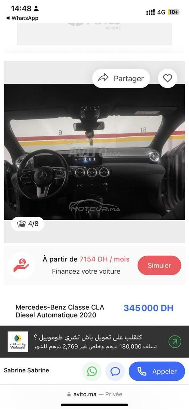 Mercedes-Benz Classe CLA Diesel Automatique 2020
