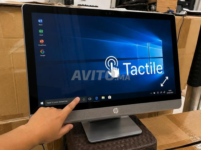 كمبيوتر مكتبي الكل في واحد hp i5 الجيل السادس رام 8 قرص 256 SSD 500