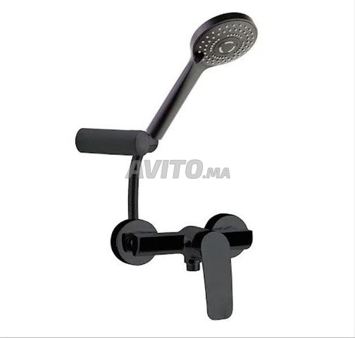 Mélangeur de douche avec flexible noir mat – New Fly-Ramon Soler - 2