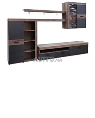 Ensemble meuble TV mural moderne - 2