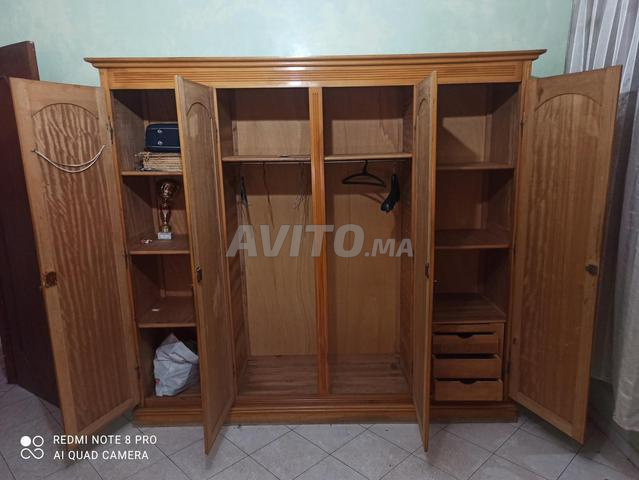 Grand Placard en Bois hêtre – Très Bon État - 2