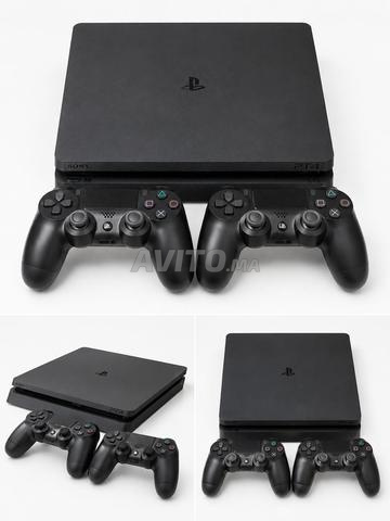 🎮 بلاي ستيشن 4 مع يدتي تحكم، فيفا 26 وجي تي أي 5