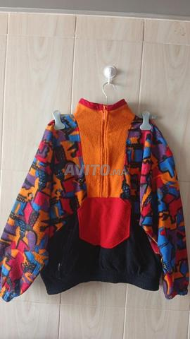Veste Polaire Vintage Années 90 Multicolore - Veste