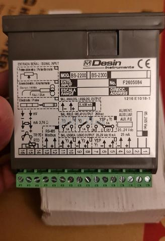 Régulateur PID Desin BS 2300 Full Option - 2