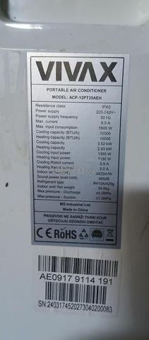 Climatiseur mobile VIVX 12000 BTU - 2