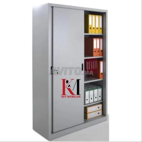 Armoire métallique avec 2 portes battantes - 2