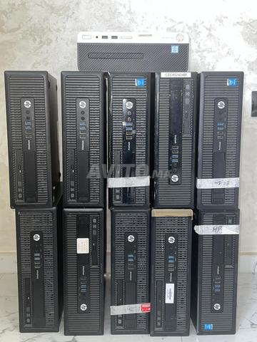 مجموعة أجهزة كمبيوتر مكتبية وشاشات HP و Dell