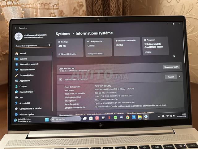 Ordinateur portable HP EliteBook 640 14 pouces G9 - 2