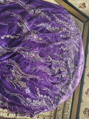 Robe caftan mauve - 2