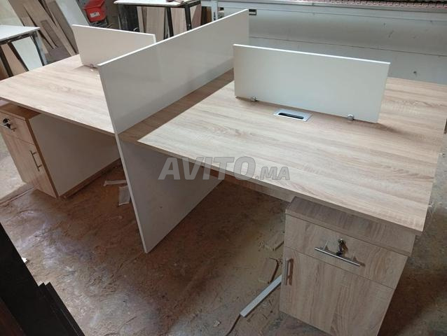 BUREAU MULTIPOSTE ÉQUIPÉ أثاث المكاتب - 2