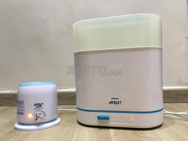 سخان رضاعات ومعقم رضاعات ماركة Avent - 2
