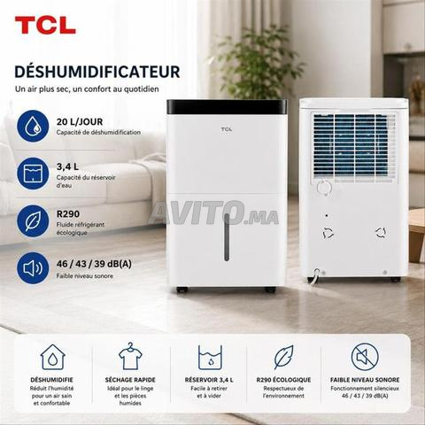 TCL مزيل الرطوبة 20 لتر/يوم خزان 3.4 لتر