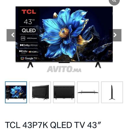 TV 4K QLED TCL 43 pouces 43P7K