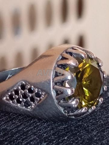 Luxe émeraude avec bague en argent 925 - 2