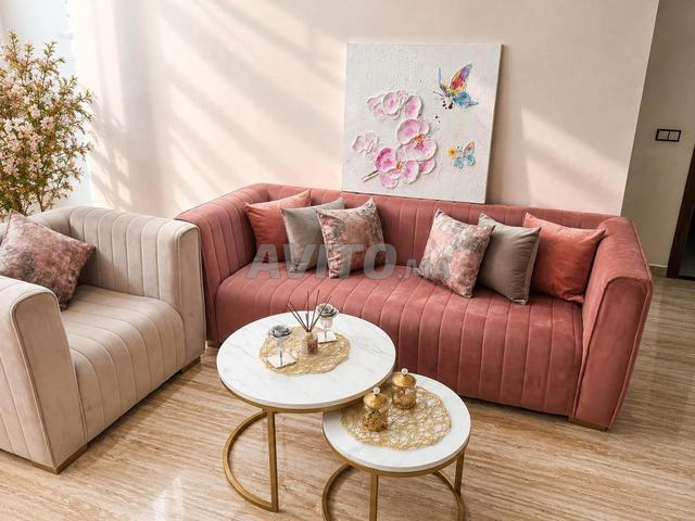 Salon moderne en L