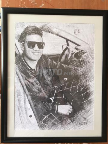 Portrait artistique 🎨 Dessin de portrait artistique à la main