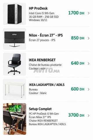 Setup Complet HP ProDesk Écran 27 pouces IKEA