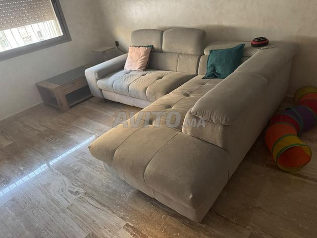 Canapé d’angle / Table basse / Meuble TV