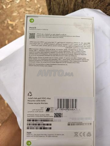 iPhone 15 black 128GB - 2