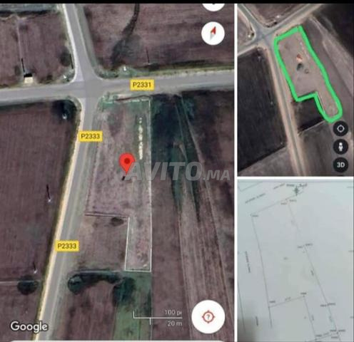 Terrain titré d'une superficie de 3100 m², Jemaa Sahim