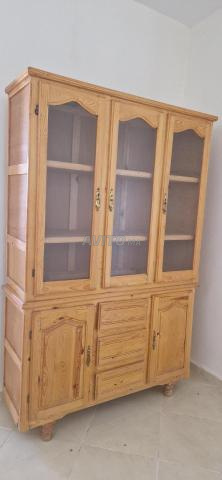 Buffet en bois vitrine - 2