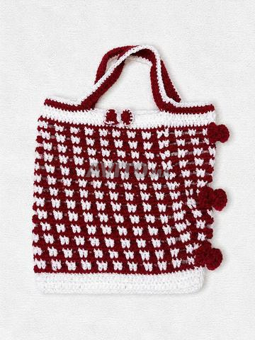 حقيبة كروشيه متوسطة للبنات الصغار 🧶 - 2