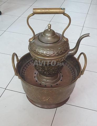 Ancien plat à vaisselle en cuivre, artisanal cuivre