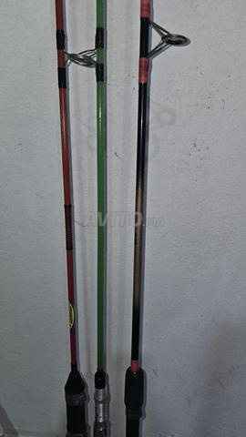 Canne à pêche 2 pièces en fibre - 2