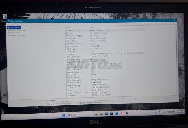 Dell Latitude 7490 i5 8ème Génération - 2