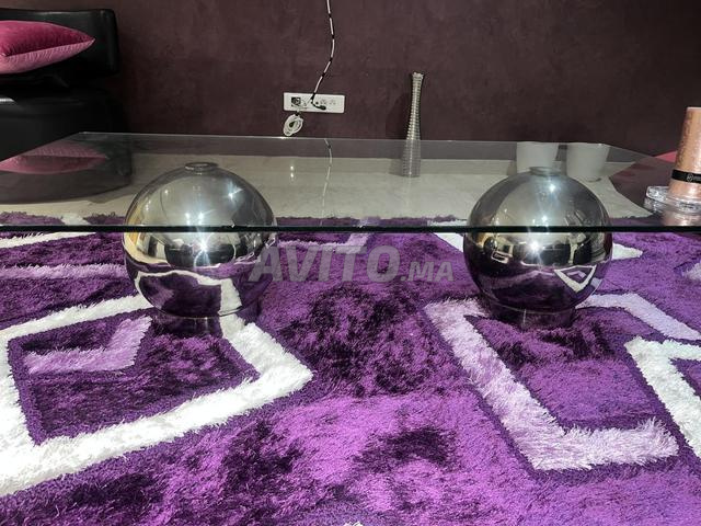 طاولة قهوة زجاجية عصرية - 2