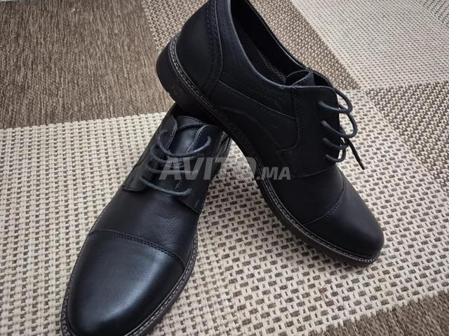 Chaussures Derby homme cuir noir à lacets