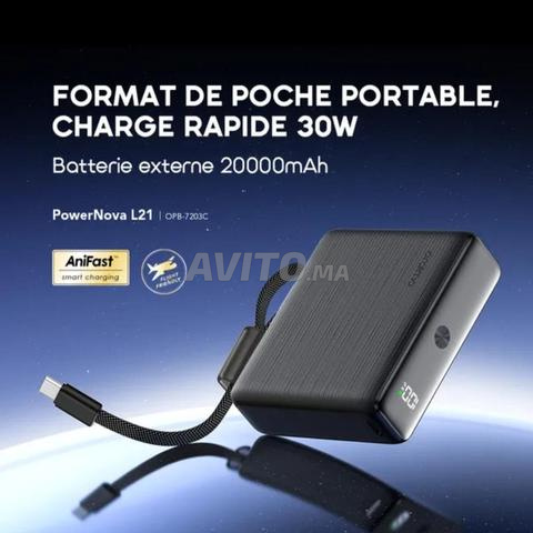 Chargeur portable Oraimo PowerNova L21  30W  20000mAh - 2