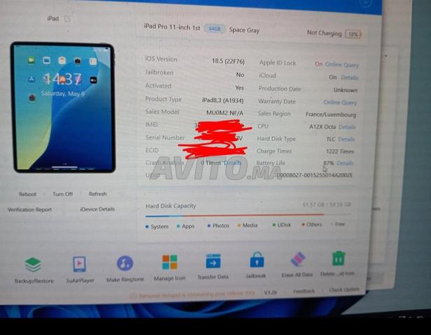 iPad Pro 2018 officiel 64 Go - 2