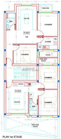 Appartements enregistrés à vendre à Martil en cours de construction