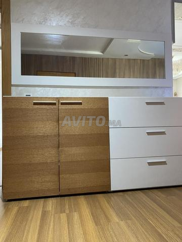 Buffet moderne avec grands miroirs - en excellent état - 2