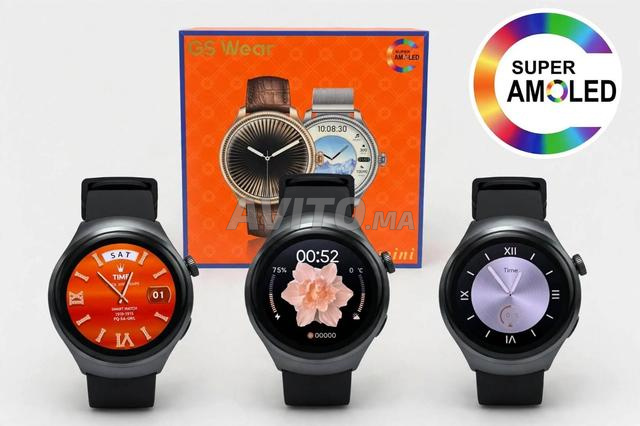ساعة ذكية GS Wear GM1 Mini AMOLED فائقة