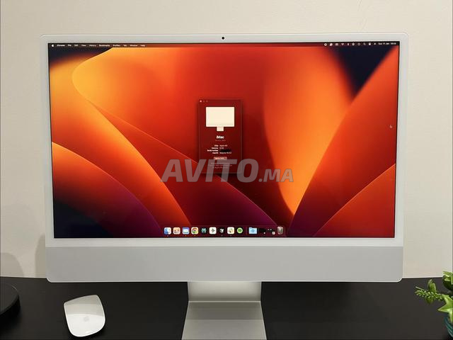 iMac 24 Apple M3 (Modèle 2023) État Neuf - 2