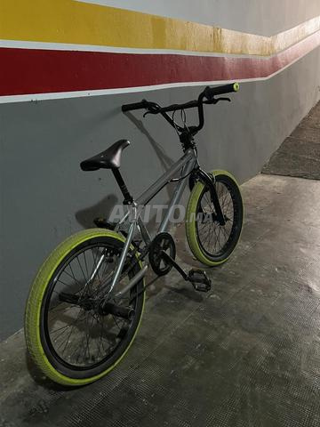BMX roue jaune cadre en titane - 2