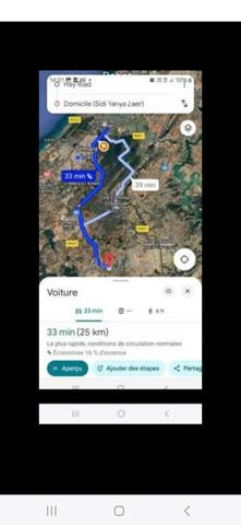 Terrain de 1050m² à vendre à Rebaâ près de Sidi Yahya Zaer