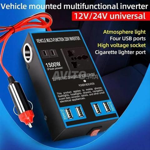 Convertisseur de voiture multifonction 220V neuf. - 2