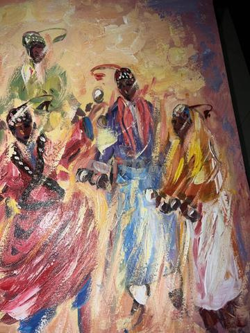 Tableau Peinture Gnaoua - 2