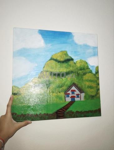 Tableau paysage fait main (40x40 cm) - 2