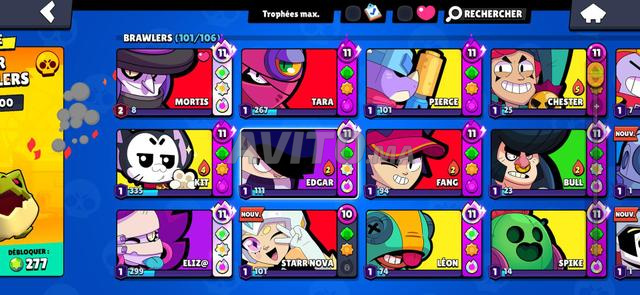 Compte Brawl Star - 2