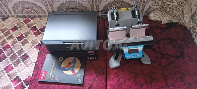 حزمة كاملة للطباعة على الأكواب، مستعملة للبيع - 2