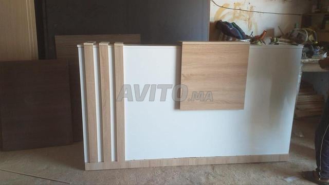 BUREAU POUR RÉCEPTION AVEC CHAISE BANQUETTE - 2