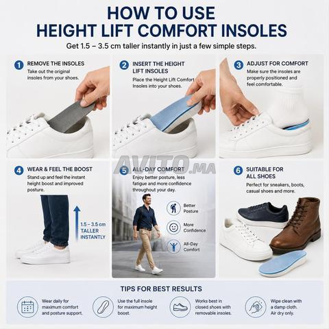 Semelles rehausseuses - Height Boost Insoles - 2