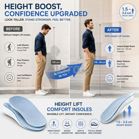Semelles rehausseuses - Height Boost Insoles - 2